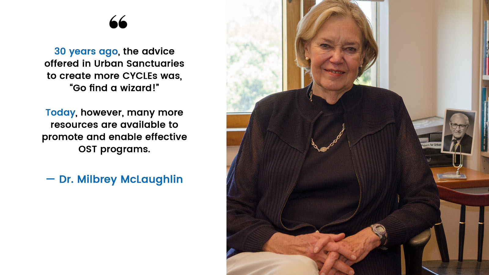 Afterschool after 30 years Q&A with Dr. Milbrey McLaughlin, part II